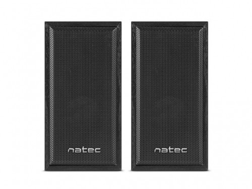 NATEC Speakers 2.0 Panther 6W RMS Black image 1