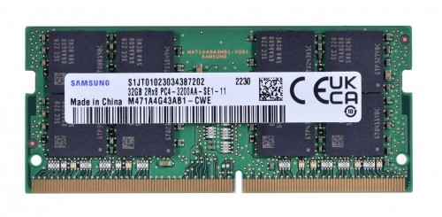 Samsung Semiconductor Samsung SODIMM 32GB DDR4 3200MHz M471A4G43AB1-CW image 1