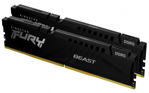 Kingston Technology FURY 64GB 4800MT/s DDR5 CL38 DIMM (Kit of 2) Beast Black image 1