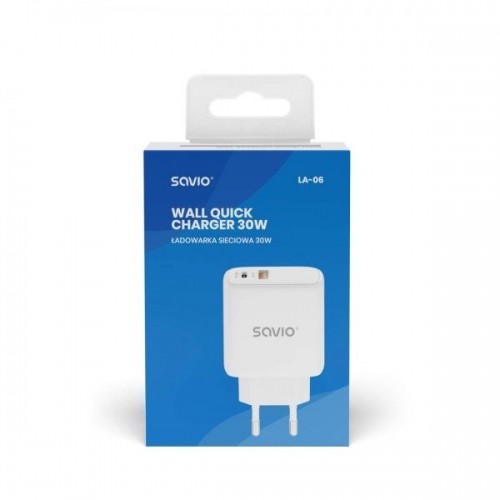 SAVIO LA-06 USB Type A & Type C Quick Charge Power Delivery 3.0 Indoor image 1