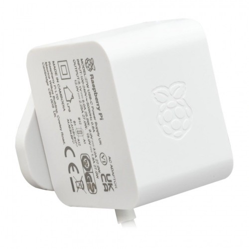 Raspberry Pi 27W USB-C Power Supply White EU image 1