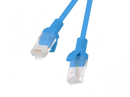Lanberg PCU5-10CC-0050-B networking cable Blue 0.5 m Cat5e U/UTP (UTP) image 1
