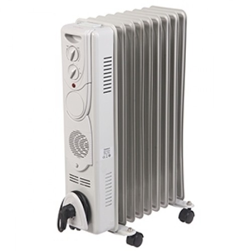 Comfort eļlas radiators ar ventilatoru. 2000W C309-9V image 1
