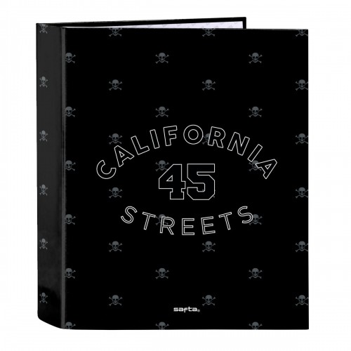 Папка-регистратор Safta California Чёрный A4 27 x 33 x 6 cm image 1