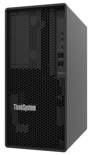 Lenovo ThinkSystem ST50 V2 server 2 TB Tower Intel Xeon E E-2324G 3.1 GHz 16 GB DDR4-SDRAM 500 W image 1