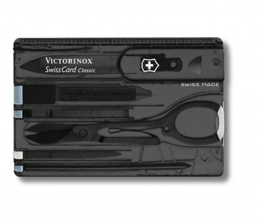 Victorinox SwissCard Classic Black, Transparent ABS synthetics image 1