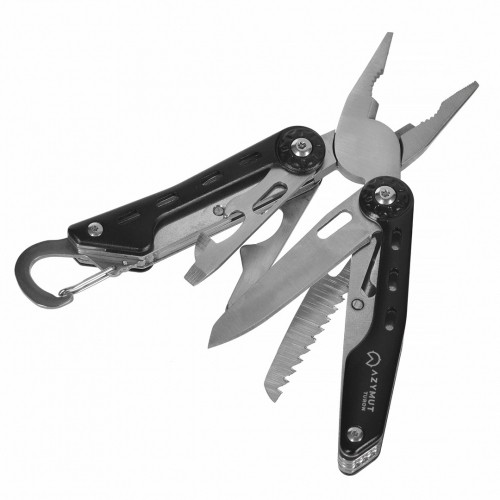 Multitool AZYMUT Turon - 10 tools + carabiner + belt pouch (H-P224108) image 1