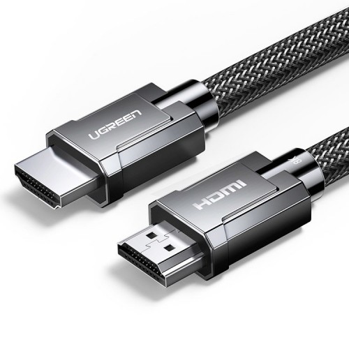 Ugreen HDMI 2.1 cable 8K 60 Hz | 4K 120 Hz 3D 48 Gbps HDR VRR QMS ALLM eARC QFT 2 m gray (HD135 70321) image 1