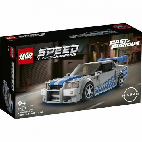 Playset Lego Fast and Furious: 76917 Nissan Skyline GT-R (R34) 319 Daudzums image 1