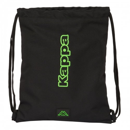 Сумка-рюкзак на веревках Kappa Black Чёрный 35 x 40 x 1 cm image 1