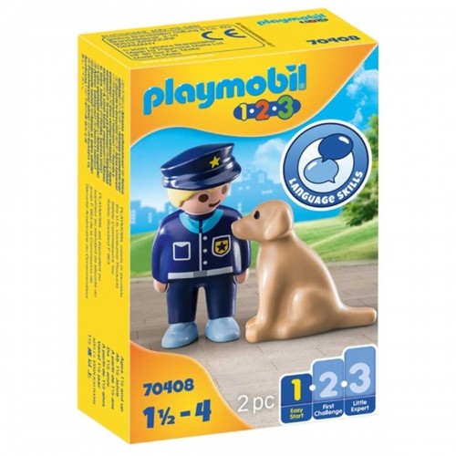 Playset Police with Dog 1 Easy Starter Playmobil 70408 (2 pcs) image 1