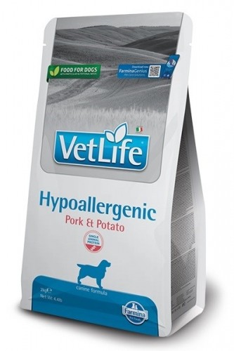 FARMINA Vet Life Hypoallergenic Pork & Potato - dry dog food - 2 kg image 1