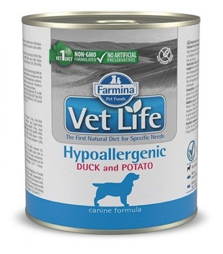 Farmina Vet Life Diet DOG Hypoallergenic Duck & Potato 300 g image 1
