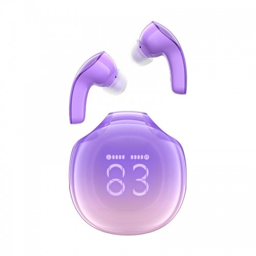 Earphones TWS Acefast T9, Bluetooth 5.3, IPX4 (grape purple) image 1