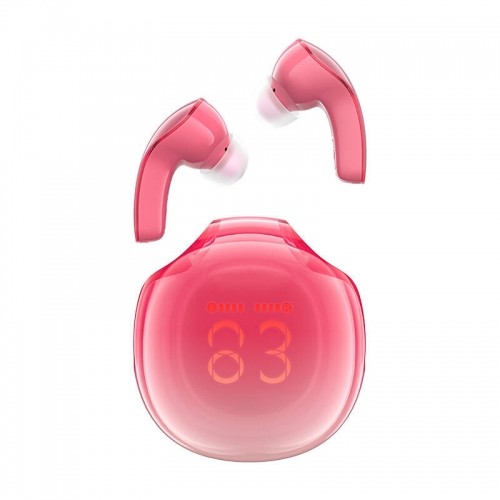 Earphones TWS Acefast T9, Bluetooth 5.3, IPX4 (pomelo red) image 1