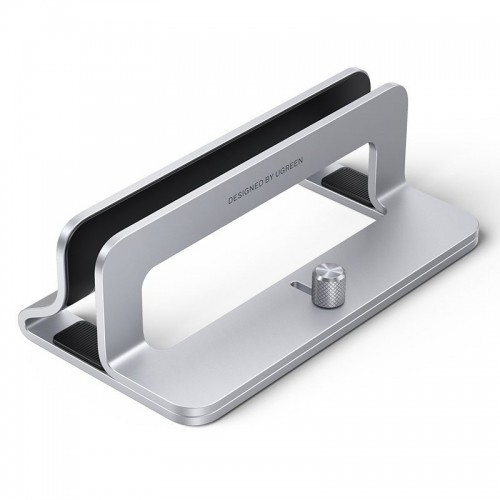 Ugreen Aluminum Vertical Stand Holder Stand for MacBook Laptop Tablet Silver (20471 LP258) image 1