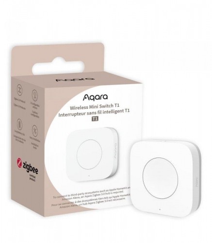 Smart Aqara WB-R02D Wireless Mini Switch T1 image 1