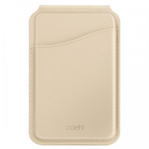 UNIQ Coehl Esme magnetyczny portfel z lusterkiem i podpórką kremowy|cream image 1