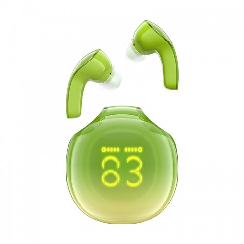 Earphones TWS Acefast T9, Bluetooth 5.3, IPX4 (avocado green) image 1