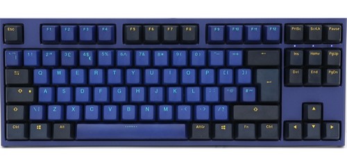 Ducky One 2 Horizon TKL keyboard USB German Black  Blue image 1