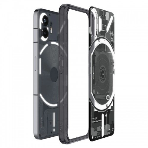 Spigen Ultra Hybrid Case for Nothing Phone 2 - Dark Gray (Zero One Pattern) image 1