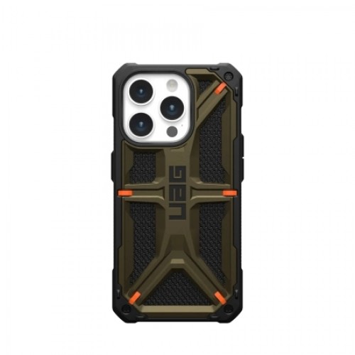 UAG Monarch - protective case for iPhone 15 Pro (kevlar element green) image 1