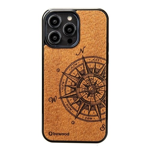 Bewood Traveler Merbau wooden case for iPhone 15 Pro Max image 1