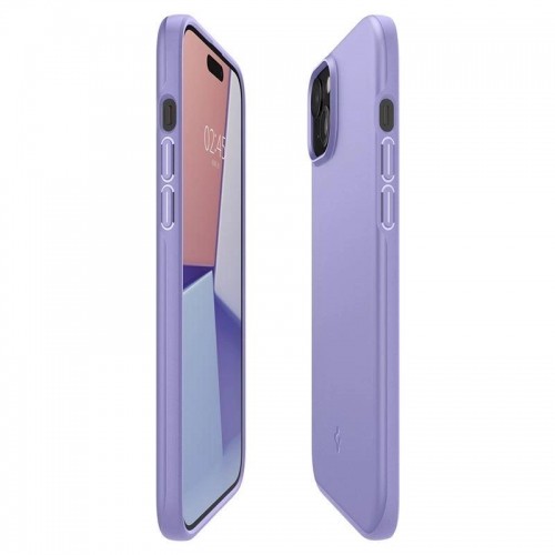 Spigen Thin Fit, iris purple - iPhone 15 image 1