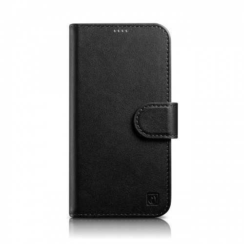 iCarer Wallet Case 2in1 Cover iPhone 14 Plus Anti-RFID Leather Flip Case Black (WMI14220727-BK) image 1