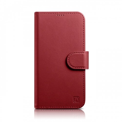 iCarer Wallet Case 2in1 iPhone 14 Pro Leather Flip Case Anti-RFID red (WMI14220726-RD) image 1