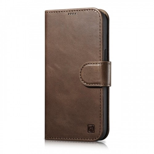 iCarer Oil Wax Wallet Case 2in1 Cover iPhone 14 Pro Max Leather Flip Cover Anti-RFID brown (WMI14220724-BN) image 1