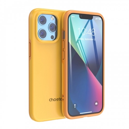 Choetech MFM Anti-drop Case Cover for iPhone 13 Pro Max orange (PC0114-MFM-YE) image 1