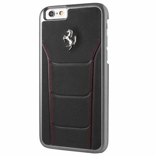 Ferrari Hardcase FESEHCP6BKR iPhone 6|6S 488 black|red stiching image 1