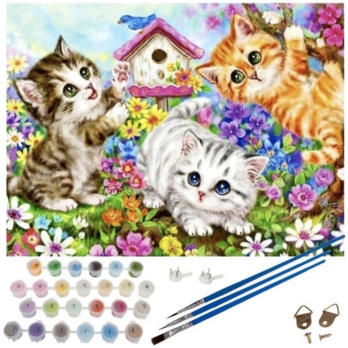 Painting by numbers 40x50cm - Maaleo cats 22781 (17064-0) image 1