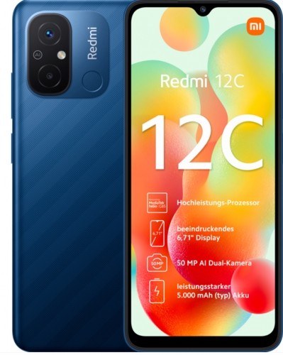 Xiaomi Redmi 12C 4GB /128GB Мобильный Телефон image 1