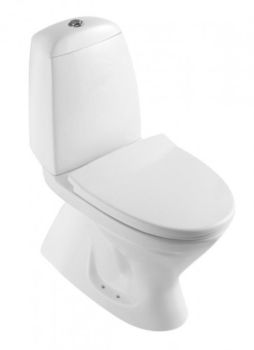WC pods Vento Taberg ar vertikālo izvādu, 3/6l, ar  Duroplast Soft Close vāku, ūdens padeve no apakšas image 1