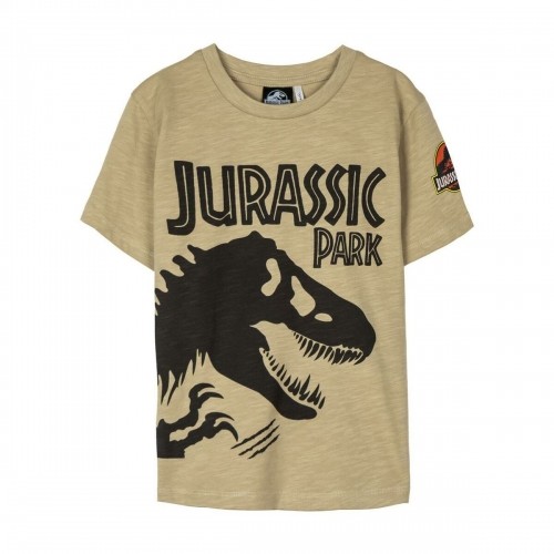 Krekls ar Īsām Piedurknēm Bērniem Jurassic Park Brūns image 1