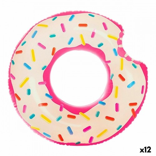 Piepūšamais ritenis Intex Donut Rozā 107 x 99 x 23 cm (12 gb.) image 1