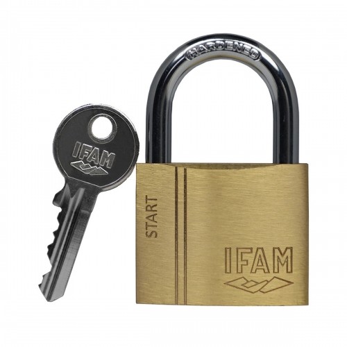 Piekaramā atslēga ar slēdzeni IFAM SR40 Misiņš Tērauds 1,31 x 3,98 x 3,19 cm image 1