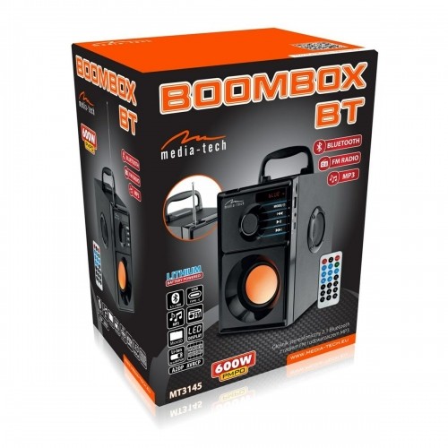 Bluetooth-динамик Media Tech BoomBox BT MT3145 V2 Чёрный 600 W image 1