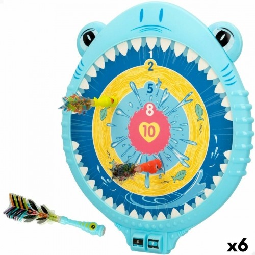 центр мишени Colorbaby Детский Магнитный Акула 25,5 x 30,5 x 2 cm (6 штук) image 1