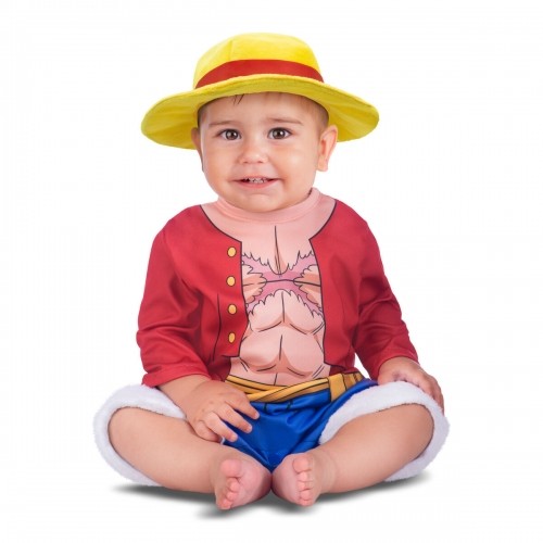 Маскарадные костюмы для младенцев One Piece Luffy (2 Предметы) image 1