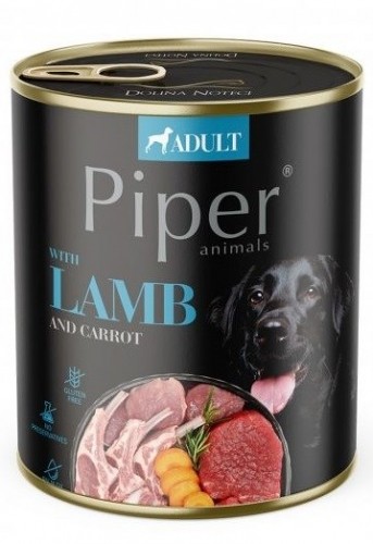 DOLINA NOTECI Piper Lamb with carrot - Wet dog food - 800 g image 1