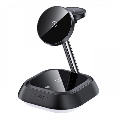 3in1 Acefast E16 15W inductive charging station for phone | headphones | watch - black image 1