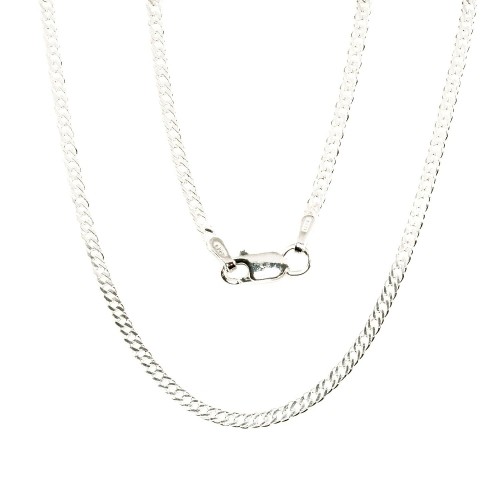 Серебряная цепочка Ромб 2 мм, алмазная обработка граней #2400079, Серебро 925°, длина: 60 см, 4.5 гр. image 1