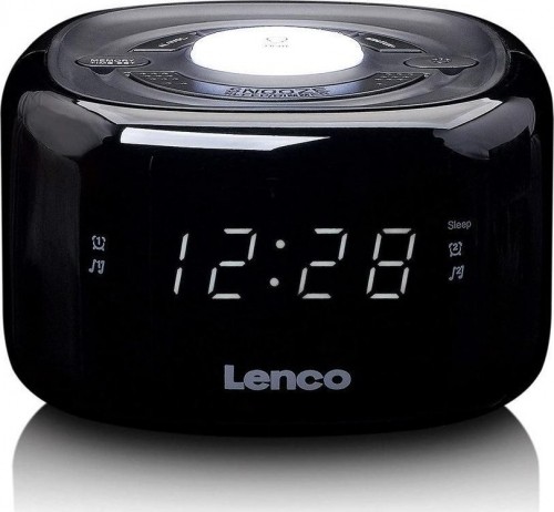 Lenco CR12BK FM clock radio with night light image 1