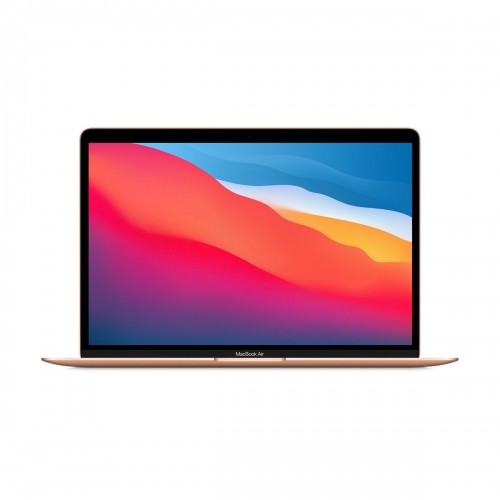 Apple MacBook Air, 13,3", US Tast., gold M1 Chip,7-Core GPU,16 GB,256 GB,gold,Englisch (USA) image 1