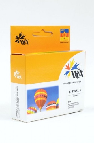 Ink cartridge Wox Yellow EPSON 378XL replacement C13T37944010 (C13T37844010) image 1