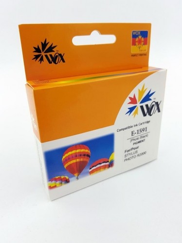 Ink cartridge Wox Photo Black EPSON T1591 replacement C13T15914010 image 1