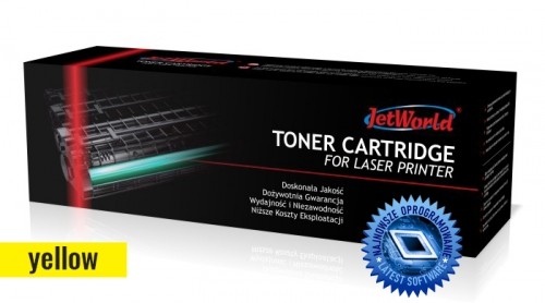Toner cartridge JetWorld compatible with HP 410X CF412X Color LaserJet Pro M452, M477, M377 5K Yellow image 1